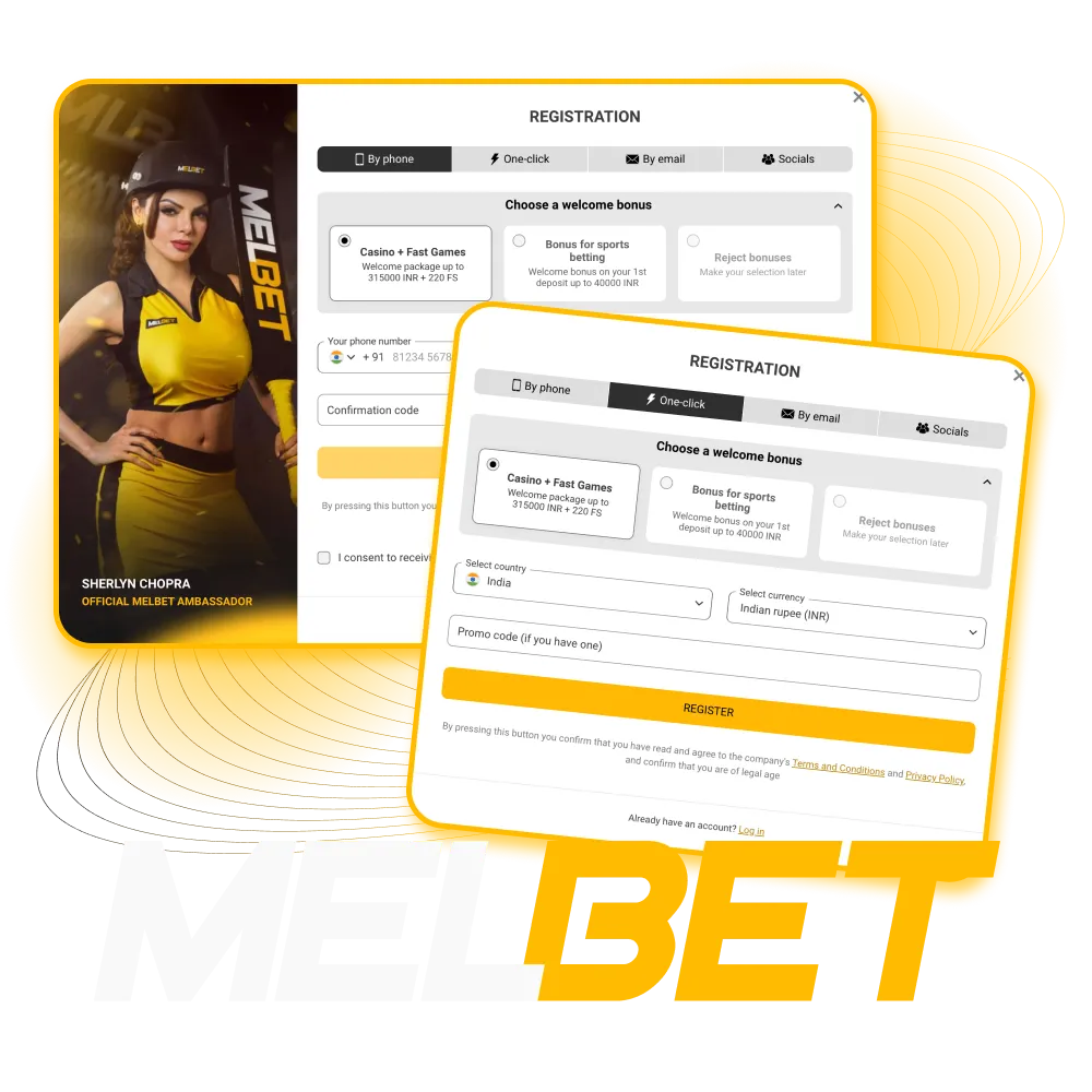 Register in the Melbet online casino to access all the benefits.